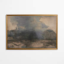 "Intermezzo" by Lillian Winkler 61.5"x41.5" Framed Wall Art Print + Reviews | Crate & Barrel | Crate & Barrel