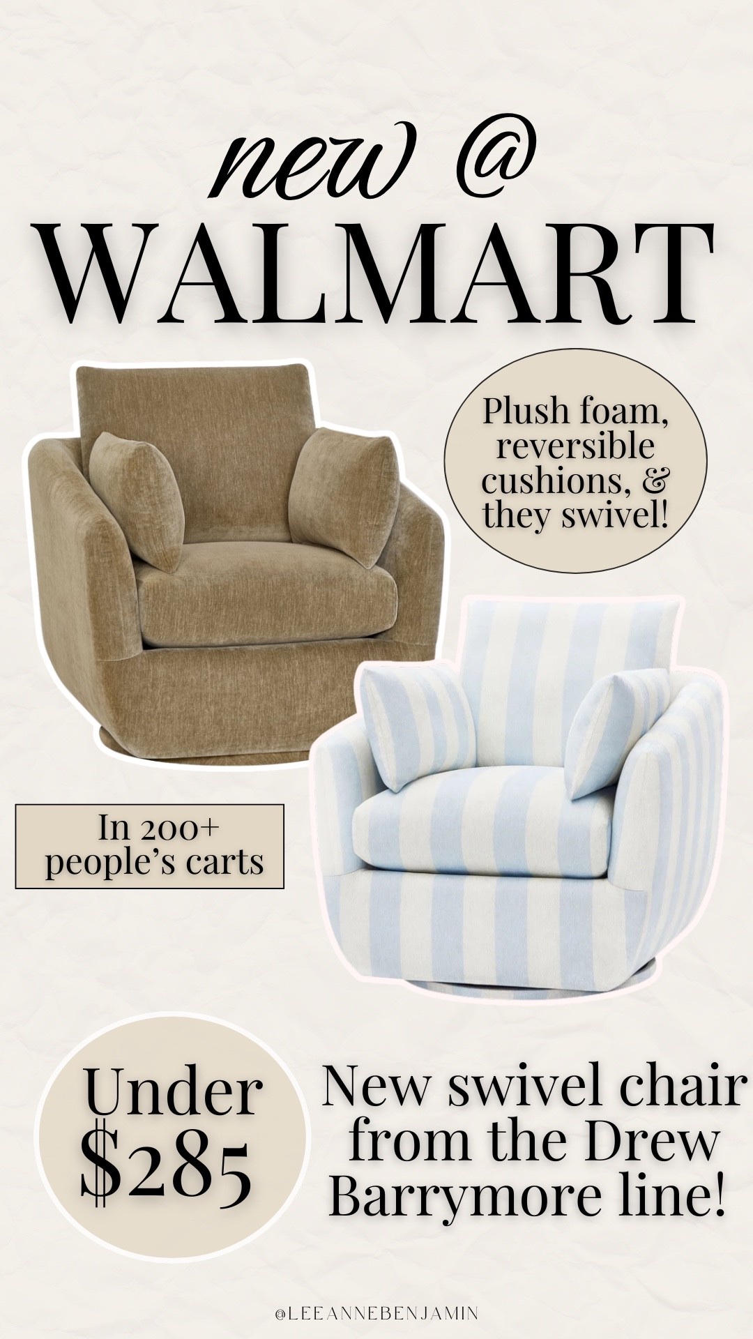 NEW chairs at Walmart!! So cute & fun

#LTKSaleAlert #LTKHome #LTKSeasonal