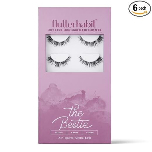 FlutterHabit Bestie (1.0) Lash Clusters for Women, Salon Quality At Home Eyelashes Extension Kit,... | Amazon (US)