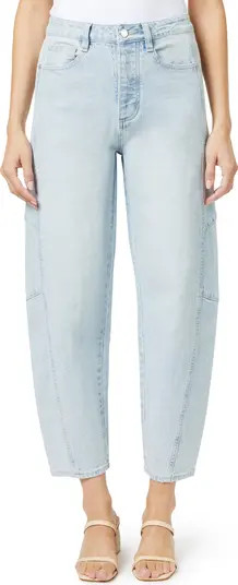 Habitual High Waist Crop Barrel Leg Jeans | Nordstrom | Nordstrom
