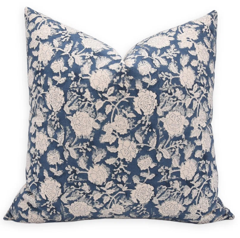 Fabdivine Floral Cotton Indoor/Outdoor Pillow Cover & Reviews | Wayfair | Wayfair North America