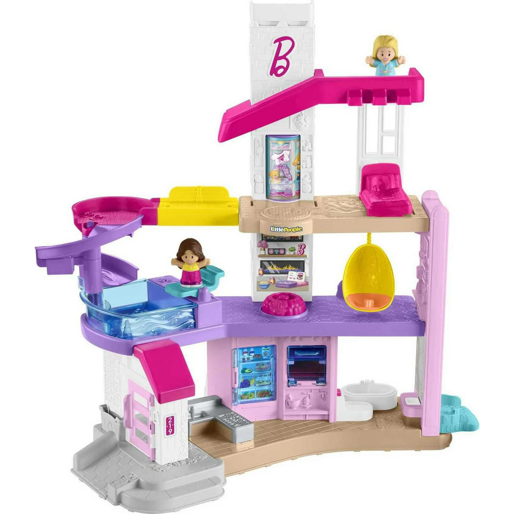 Fisher-Price Little People Barbie Little DreamHouse Playset - English & French Version, Ages ... | Walmart (CA)