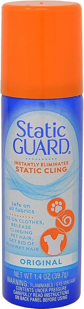 Static Guard Aerosol: Tote Size 1.4 OZ | Amazon (US)