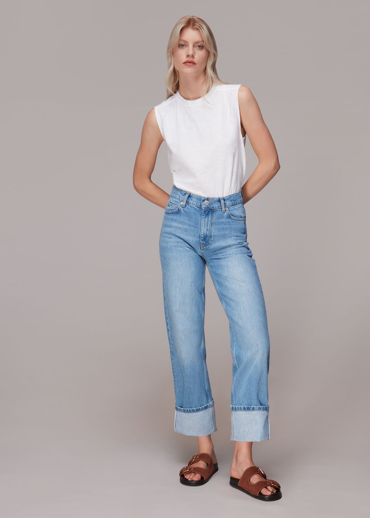 Authentic Alba Turn Up Jean | Whistles