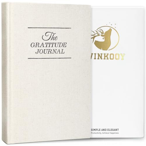 The Gratitude Journal with Gift Box - Get More Happiness, Optimism, Affirmation, Productivity & Self Care, Undated Daily Journal for Women Men, Hardcover, Beige | Amazon (US)
