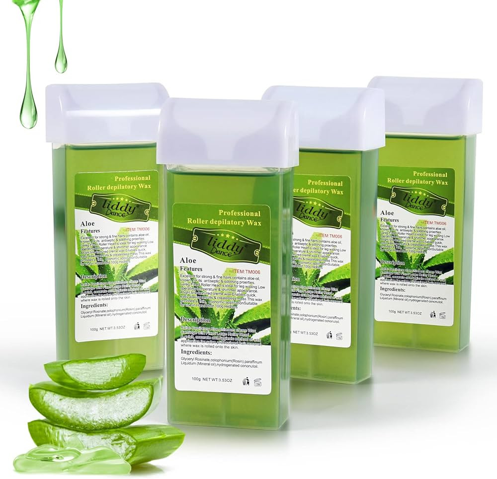 Liddy Dance Cera de depilación, repuesto de cera, cartucho de rodillo de cera suave para kit de ... | Amazon (US)