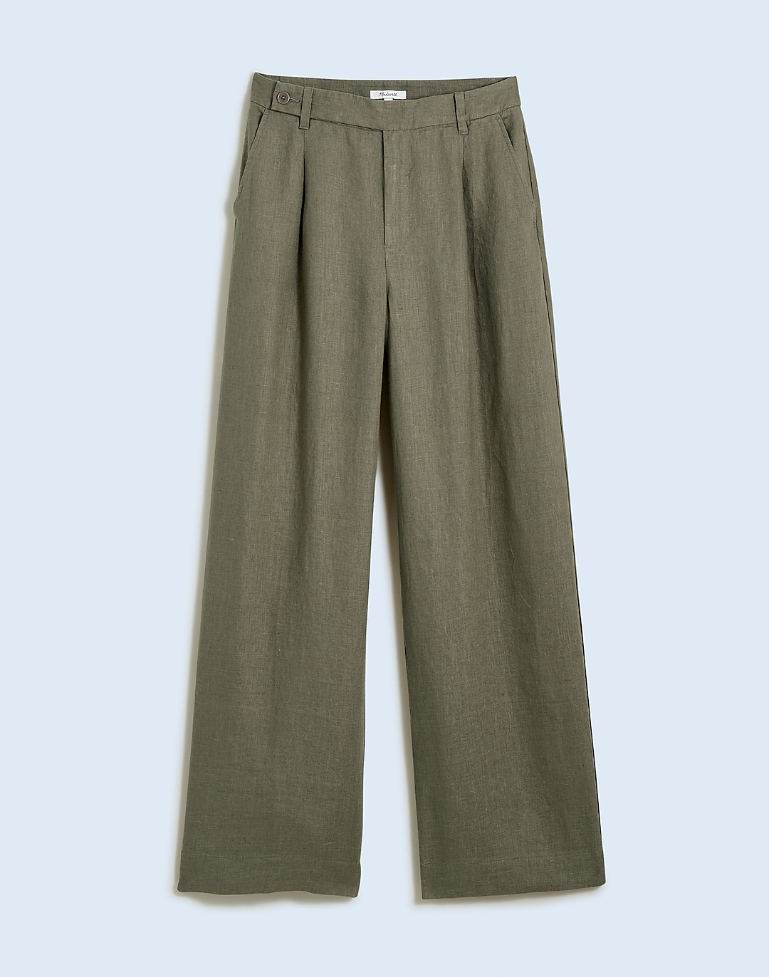 The Plus Harlow Wide-Leg Pant in 100% Linen | Madewell
