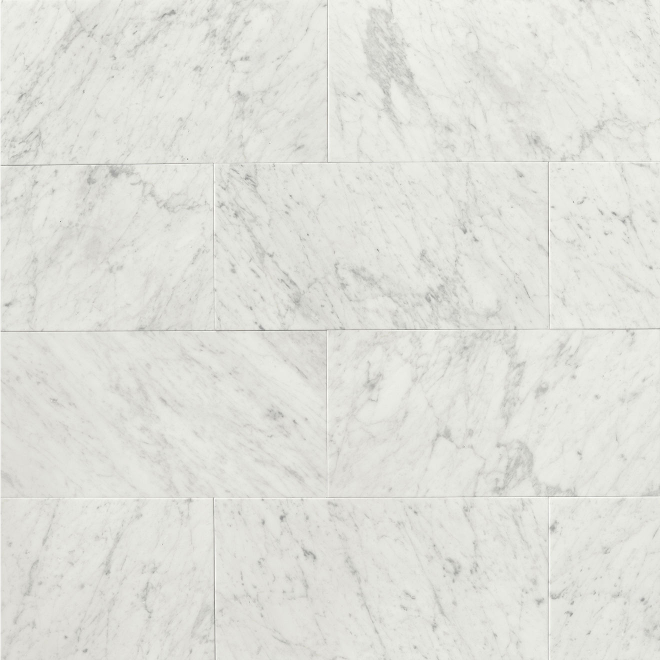 White Carrara 12" x 24" Floor & Wall Tile | Bedrosians Tile & Stone