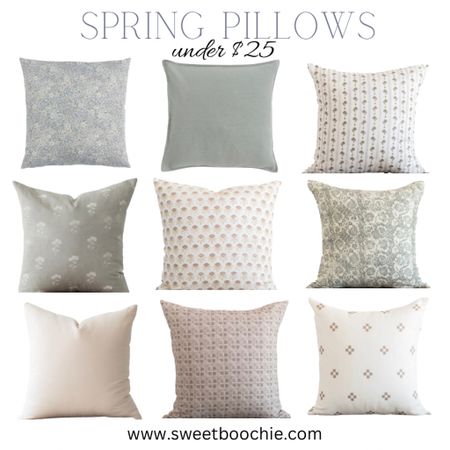 Spring pillow covers all under $25! 

Spring refresh, spring pillows

#LTKhome #LTKunder50 #LTKFind