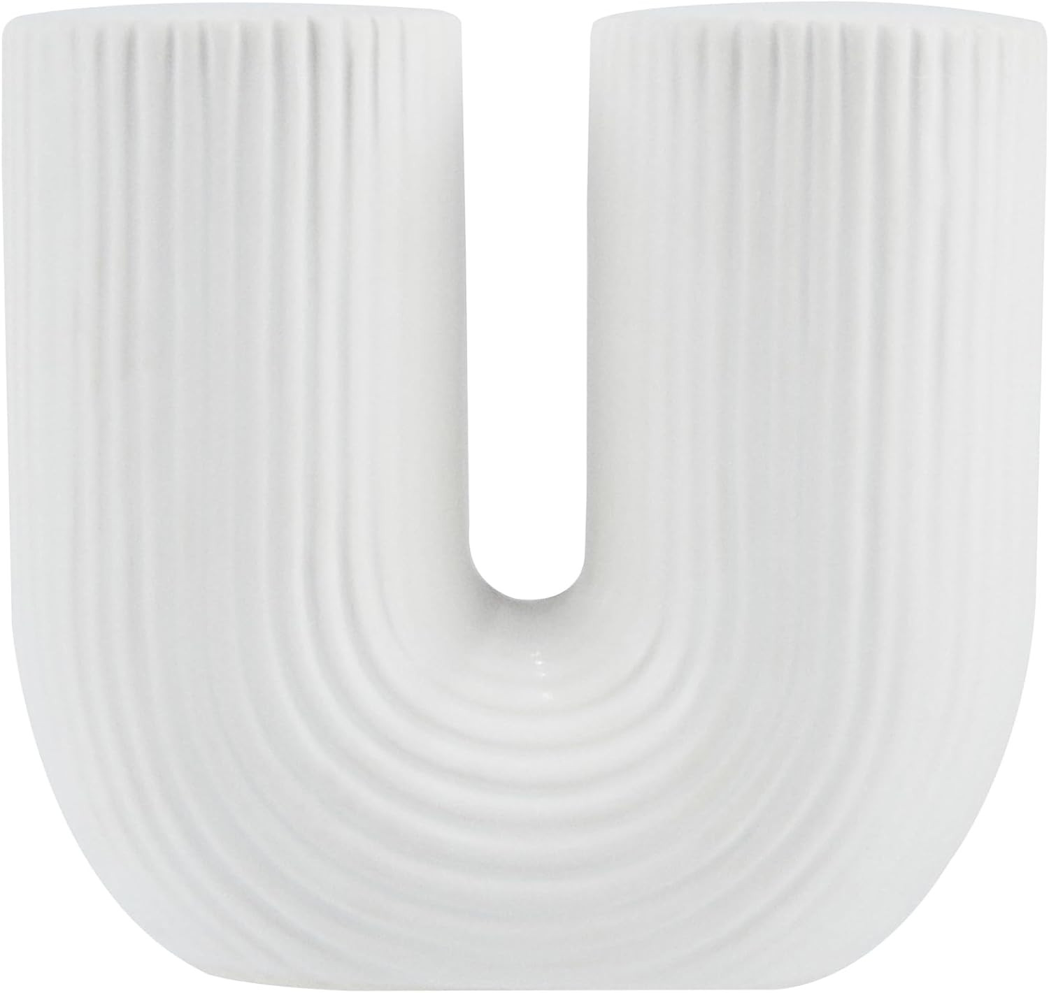 Restaurantware-Table Art Flower Vase, 1 Minimalist Vase - U-Shaped Style, for Fresh Or Artificial... | Amazon (US)