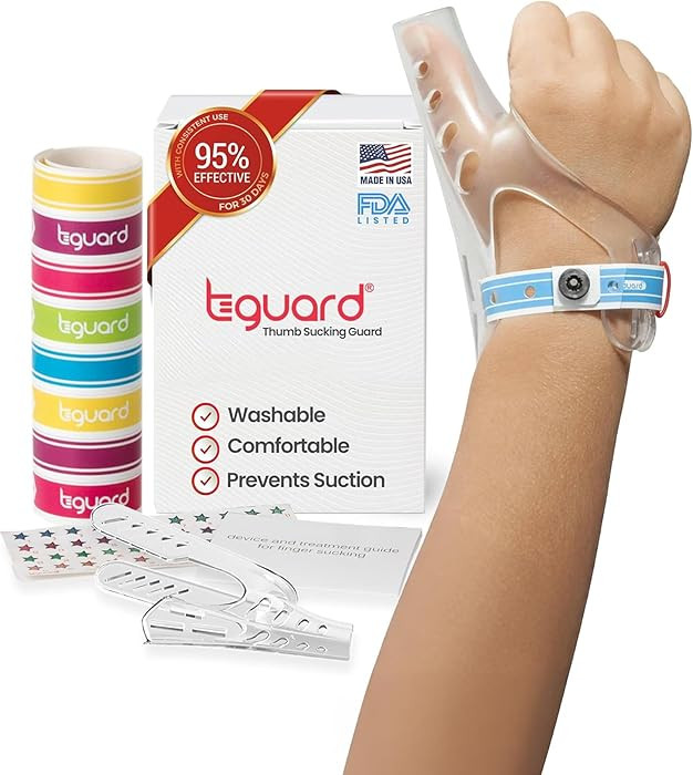 AeroThumb Anti-Thumb Sucking Guard – Thumb Sucking Deterrent Prevention Kit with InstaLock Inte... | Amazon (US)