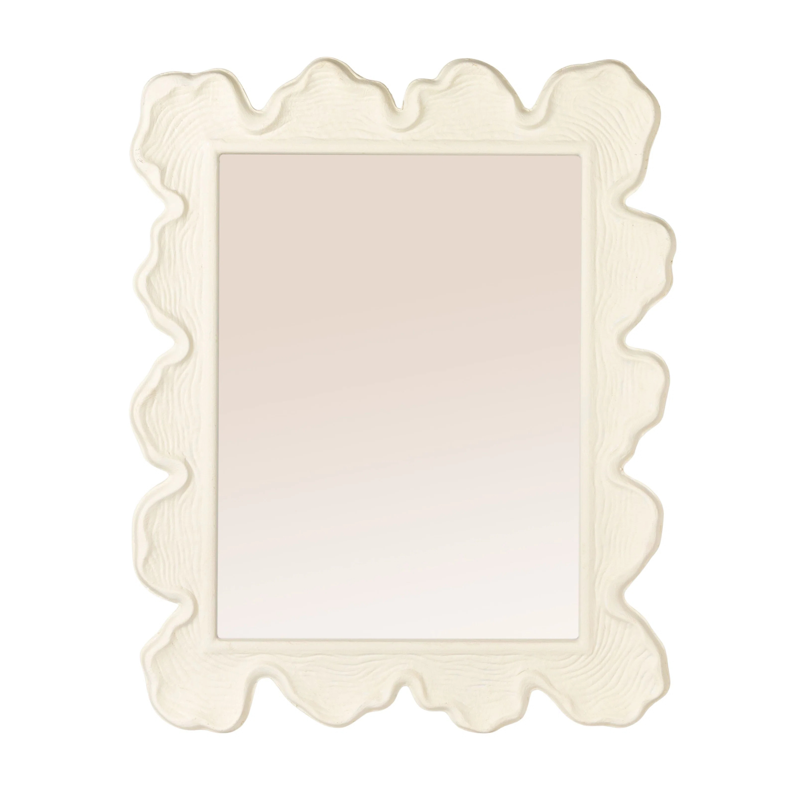 Faux Bois Metal Wall Mirror | Wayfair North America