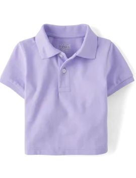 Baby And Toddler Boys Pique Polo - petal purple | The Children's Place