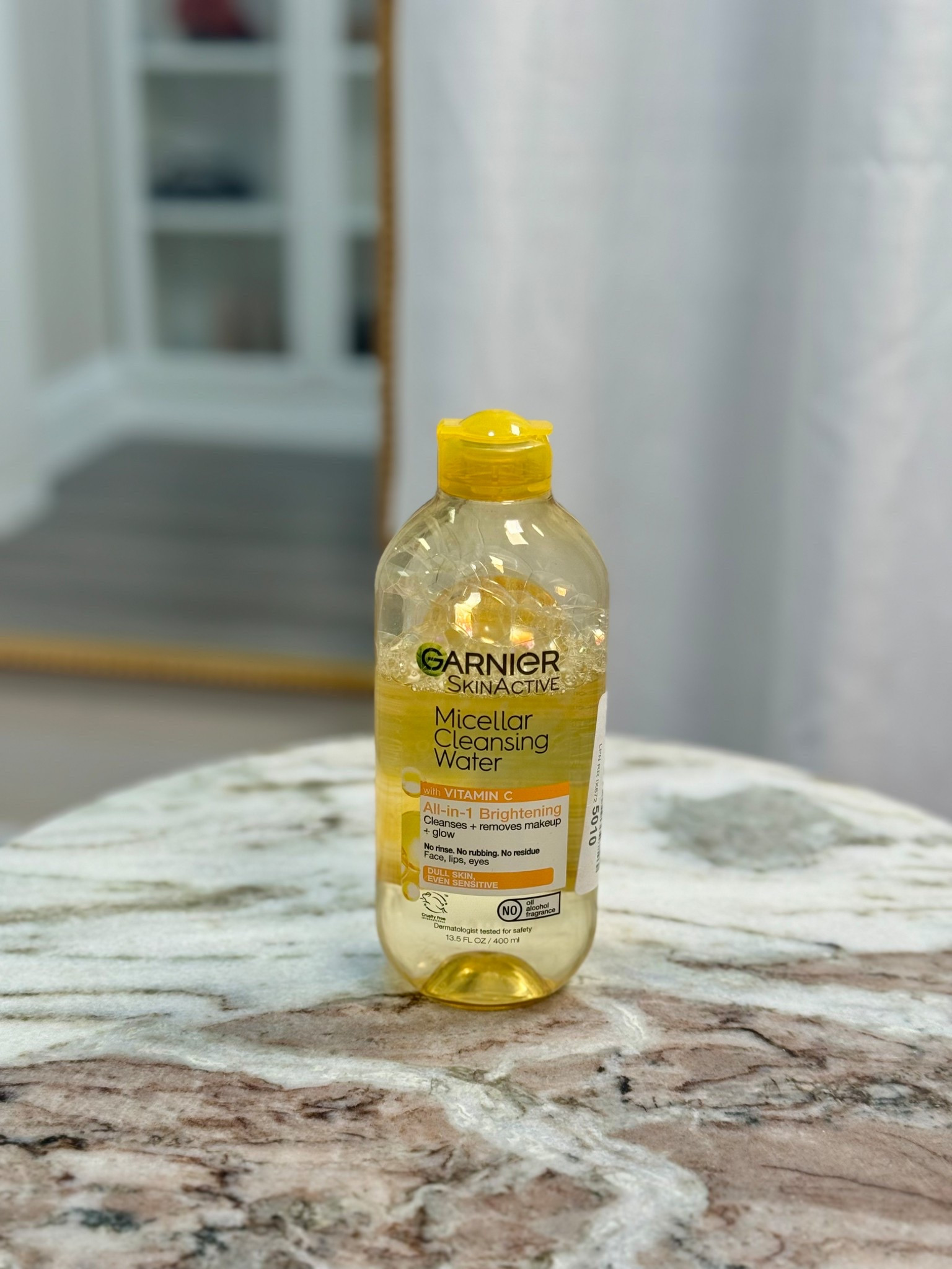 First, I remove all of my makeup with Micellar cleansing water.

#LTKBeauty