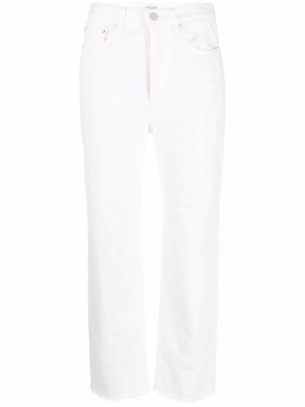 cropped straight-leg jeans | Farfetch Global