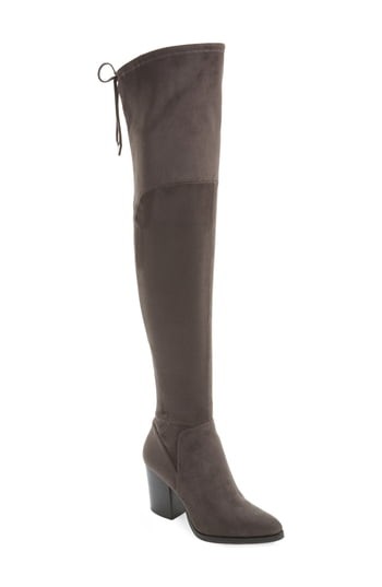 Women's Marc Fisher Ltd Adora Over The Knee Boot, Size 6 M - Grey | Nordstrom