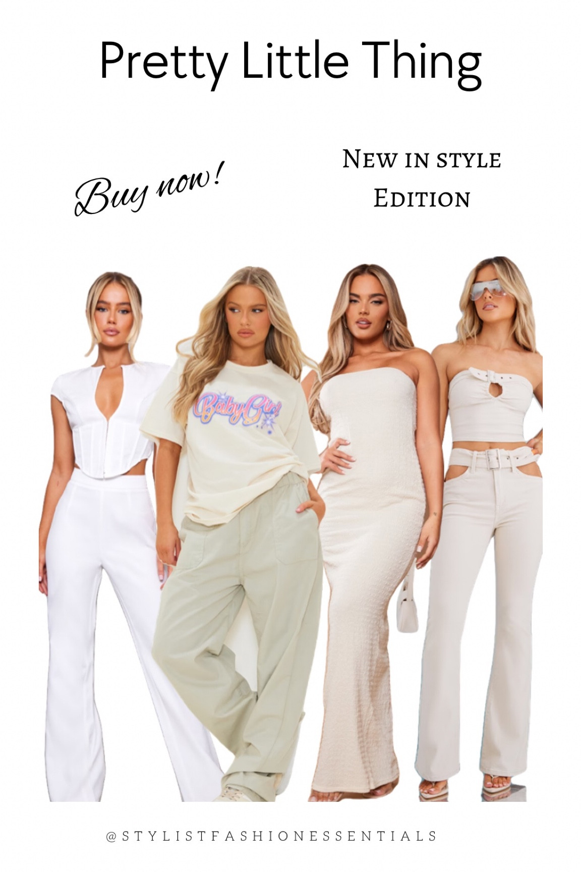 Pretty little things latest new edition whether it’s street wear to classy brunch x 

streetwear
Brunch 
Neutral outfits
Outfit ideas
Denim 
High waisted pants
Corset top 
Outfit inspo
Outfit of the day
Outfit for Italy
Girls night 
Girls night out
Girl night out outfit 
Festival outfit 

#LTKGiftguide #LTKFind #LTKCurves #LTKFestival #LTKStyletip

#LTKunder100 #LTKsalealert #LTKunder50
