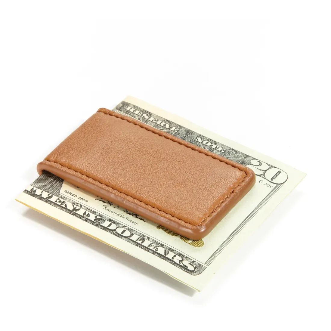 Magnetic Money Clip | Full grain leather Black Onyx | Leatherology