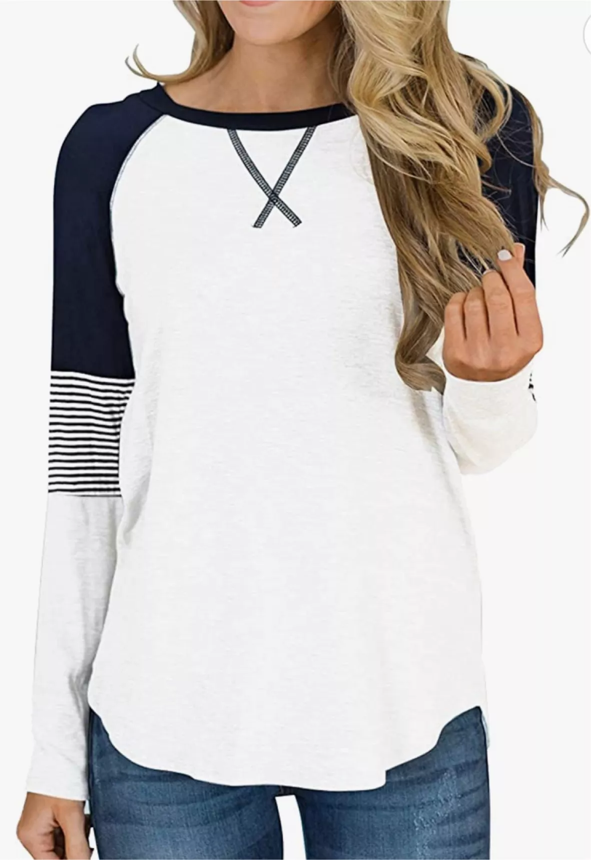 Color-Block Crew-Neck Tunic … curated on LTK