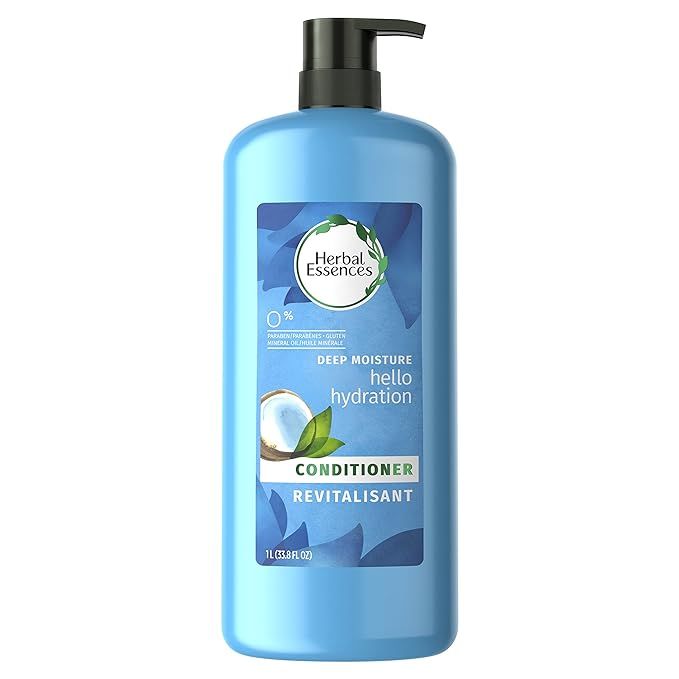 Herbal Essences Hello Hydration Moisturizing Conditioner with Coconut Essences, 33.8 fl oz (Packa... | Amazon (US)