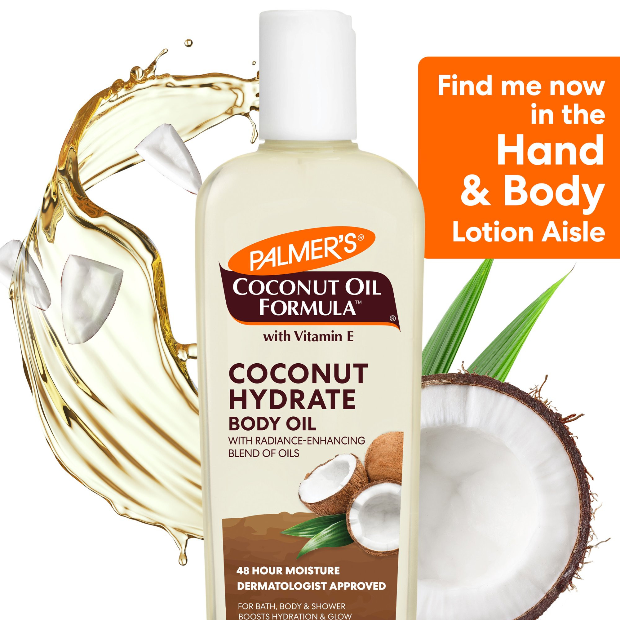 Palmer's Coconut Oil Formula Body Oil, 8.5 oz | Walmart (US)