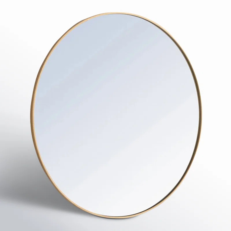 Sabine Metal Round Wall Mirror | Wayfair North America