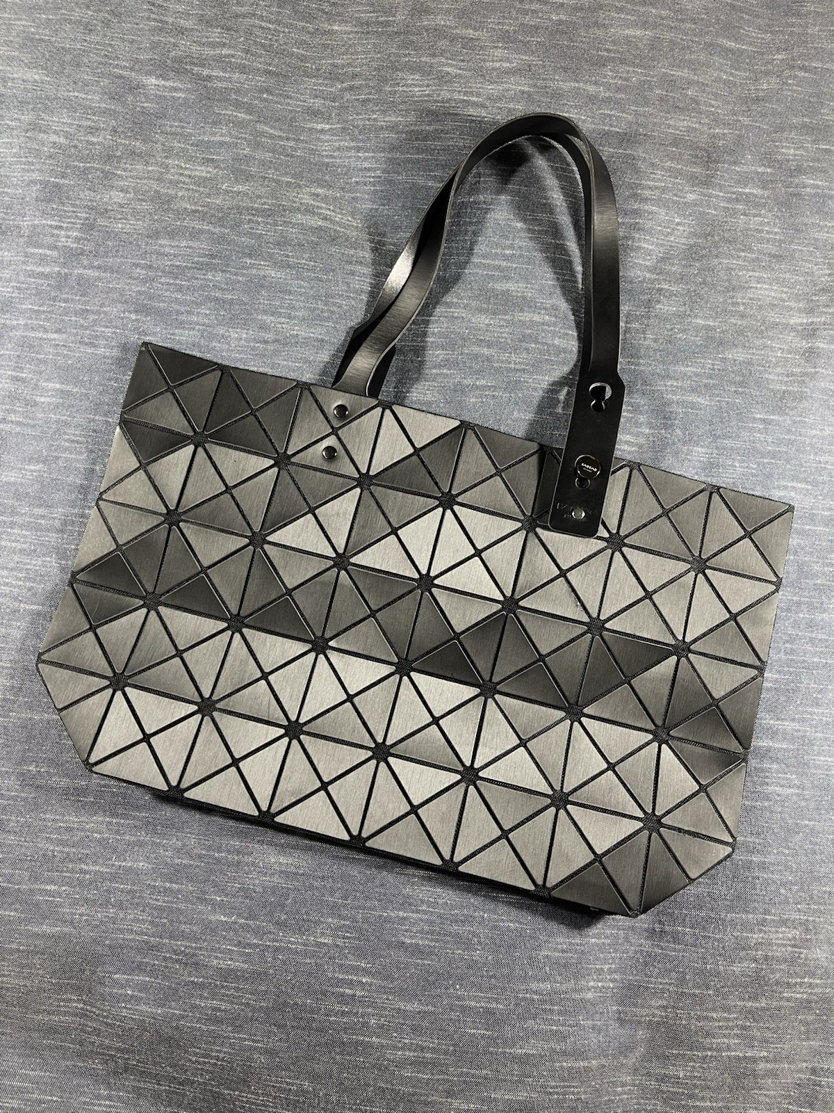 BAO BAO ISSEY MIYAKE Geometric Tote Bag, Large, Black | eBay US