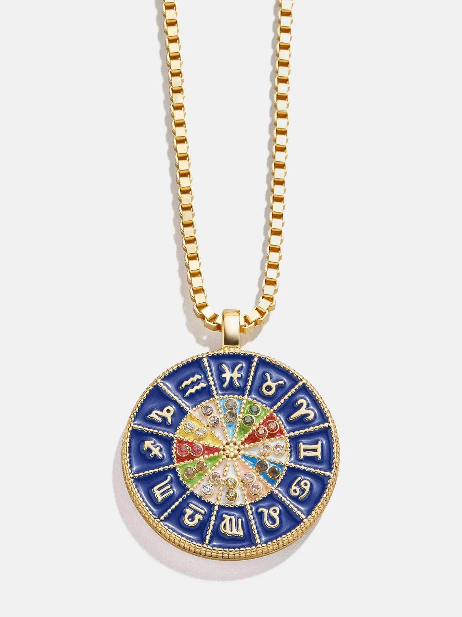 18K Gold Reversible Medallion Necklace - Astro | BaubleBar (US)
