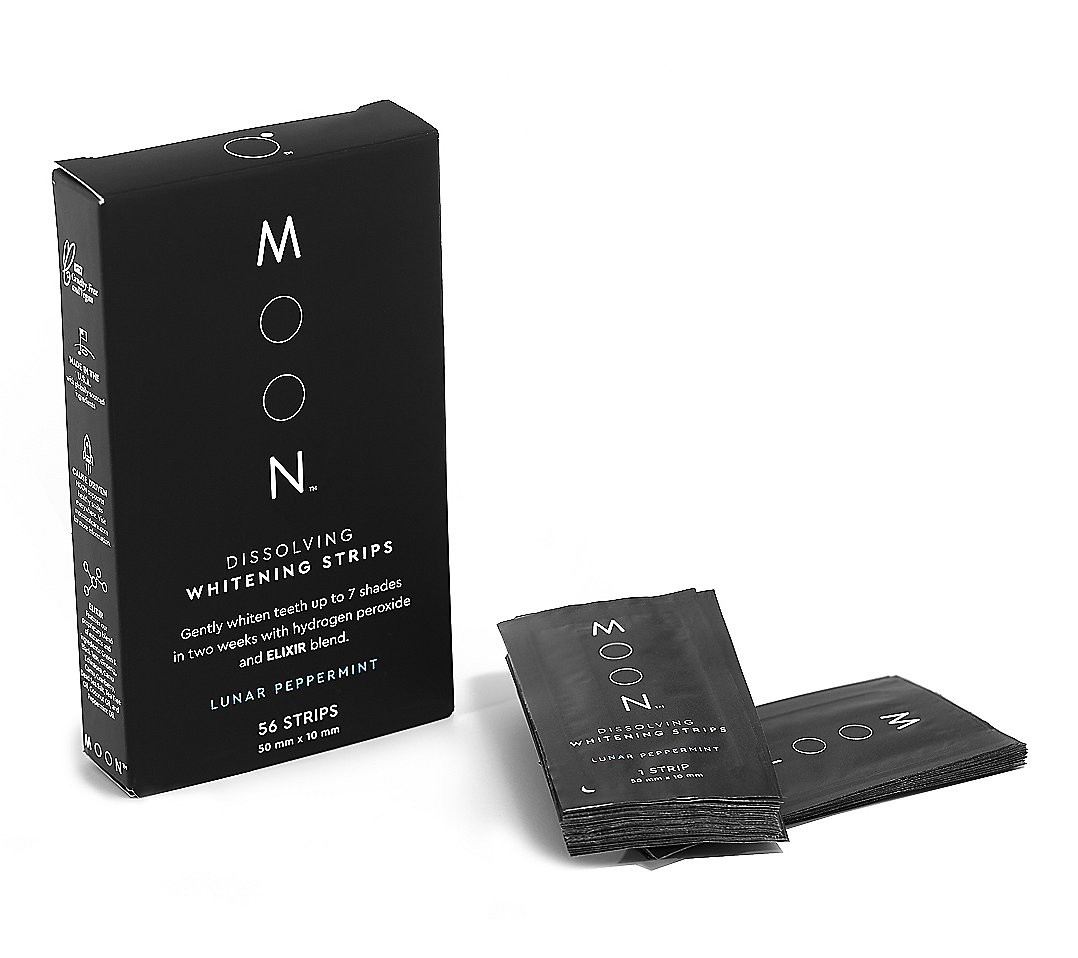 MOON Dissolving Teeth Whitening Strips 56-pack | QVC