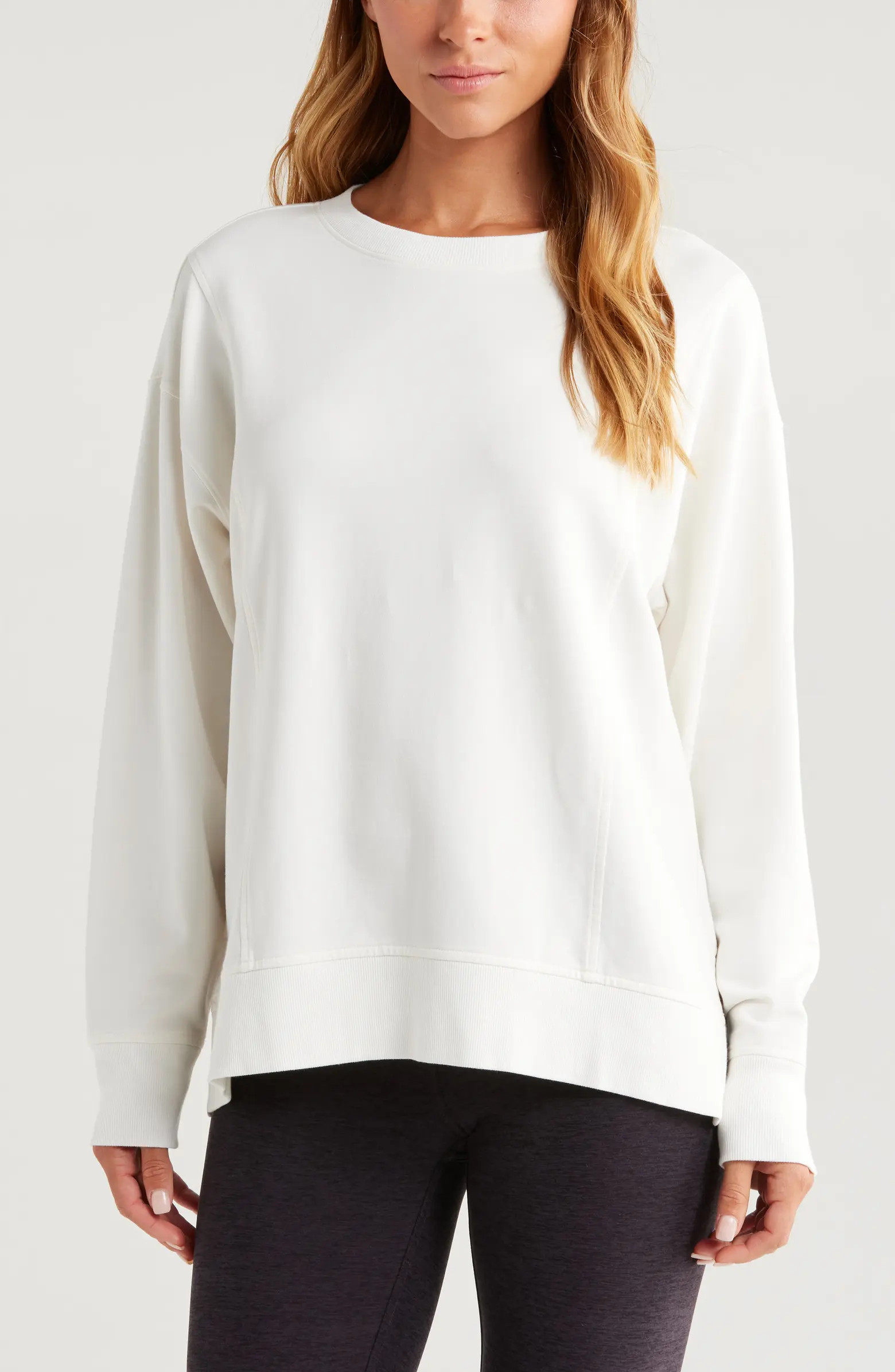 Luxe French Terry Sweatshirt | Nordstrom
