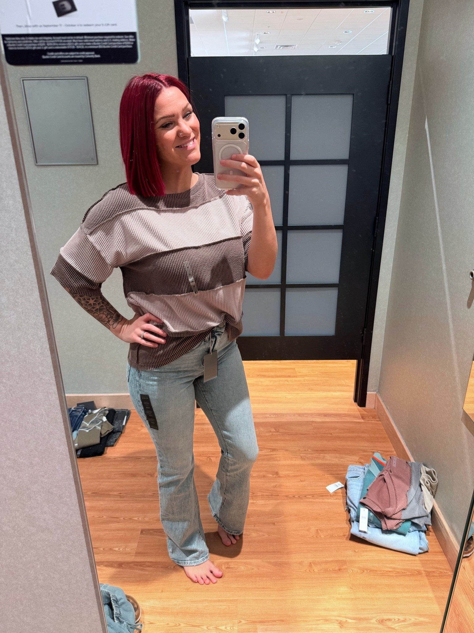 Transitioning into fall with the cutest waffle knit tops and jeans!

#LTKootd #LTKSaleAlert #LTKmomlife