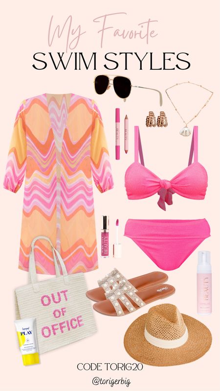 Obsessed with these Swim styles. Going to be sharing a few of my favorites. 

Be sure to use my code TORIG20 for discount. #PinkLily #Swim #Vacation #BeachStyle #SummerStyle.

#LTKfindsunder50 #LTKstyletip #LTKswim