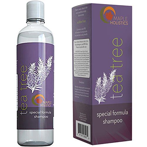 Pure Tea Tree Oil Shampoo - Natural Essential Oil Anti-Dandruff Shampoo For Dry Itchy & Flaky Scalp  | Amazon (US)