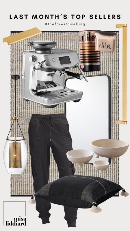 Sharing last month’s top sellers. I love seeing all of your favorite items! The Breville espresso machine has been a life changer, I can’t imagine my day to day without it at this point. The Dunbar pendant light is what we have in our hallway and I love the mix of industrial and modern. Cabinet hardware is from Top Knobs. These cargo pants from Lululemon are amazing quality and super comfortable.

#LTKStyleTip #LTKHome