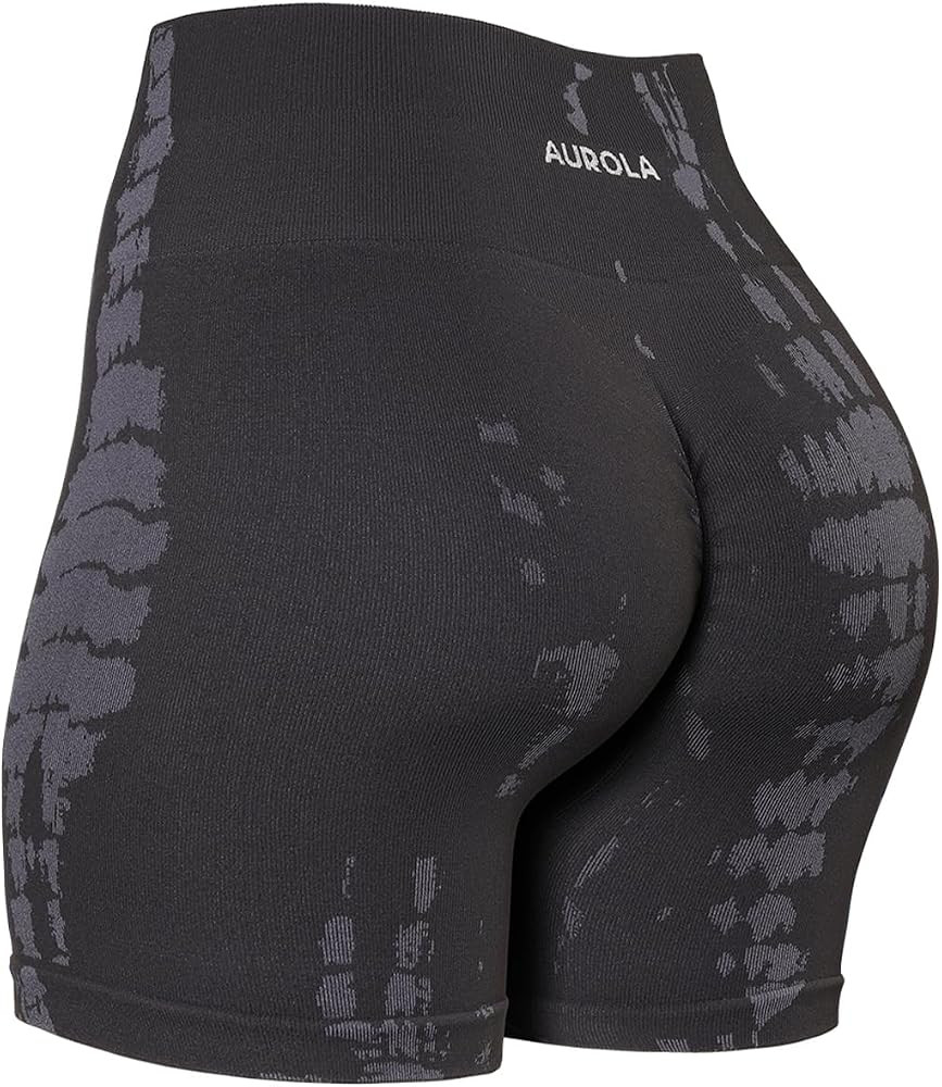 AUROLA Serpent Seamless Scrunch Workout Shorts for Women,Tummy Control Squat Proof Ribbed Thick A... | Amazon (US)