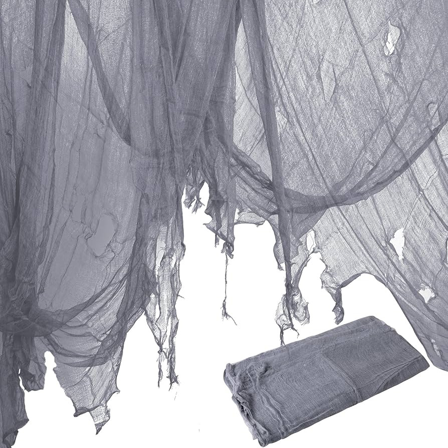 Watayo 600 x 40 Inch Large Size Halloween Creepy Cloth- Gray Halloween Spooky Fabric Cloth- Scary... | Amazon (CA)