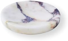 Round Marble Soap Dish, Jewelry Tray, Natural Ring Holder,Nightstand Décor,Stone Soap Dish for B... | Amazon (US)