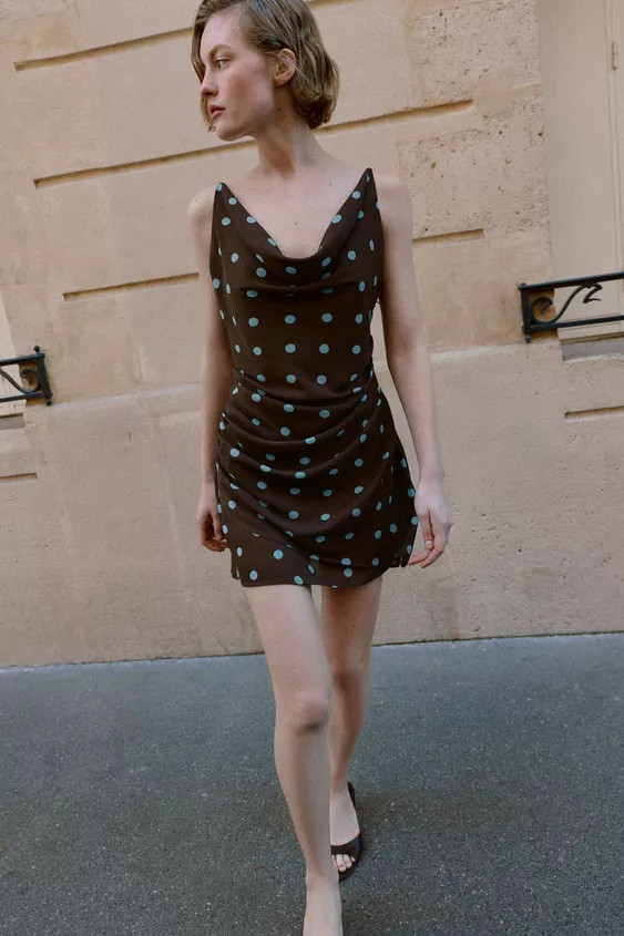 POLKA DOT MINI DRESS | Zara US