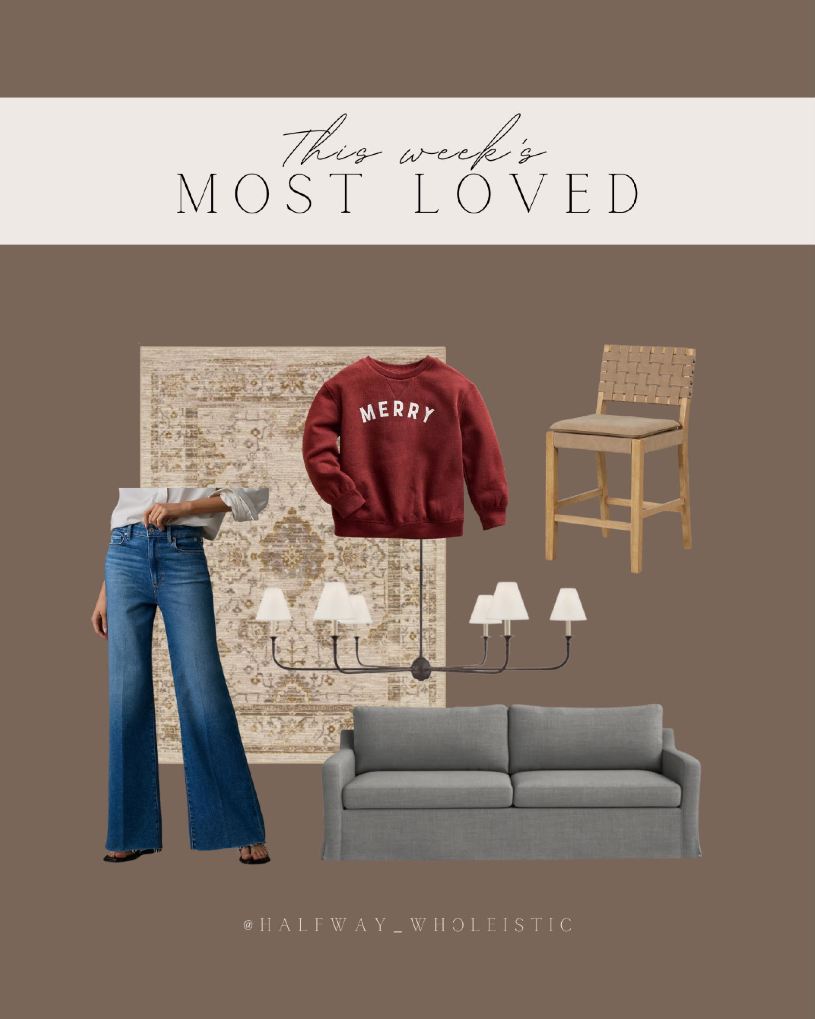 This week’s follower favorites include my favorite jeans, area rug, dining room stools, and more!

#sofa #christmas #chandelier #denim #kids

#LTKCyberWeek #LTKHome #LTKSaleAlert