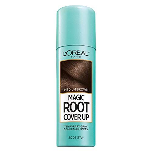L'Oreal Paris Magic Root Cover Up Gray Concealer Spray, Medium Brown, 2 Oz(Packaging May Vary) | Amazon (US)