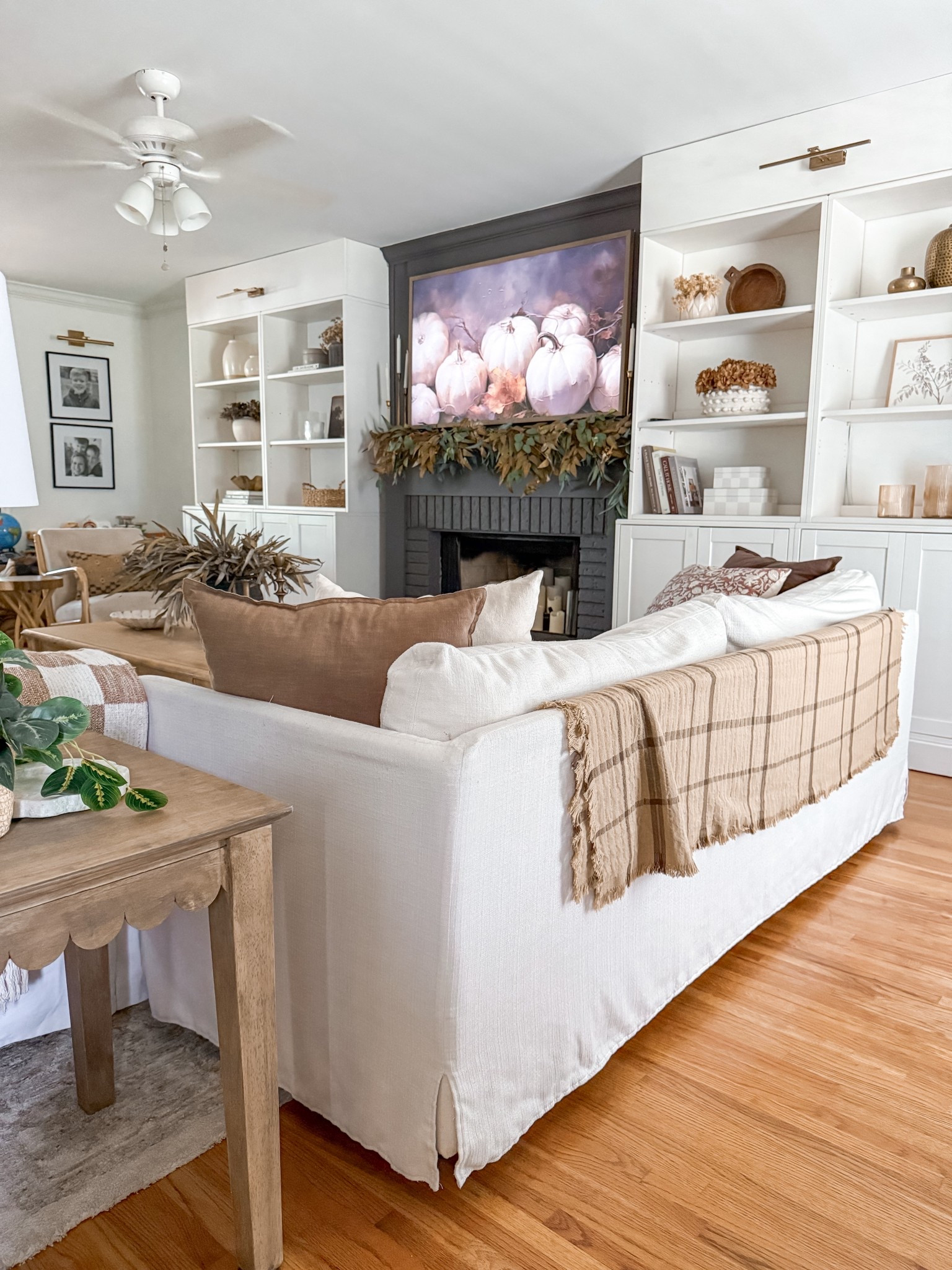 Fall living room views 

#LTKStyleTip #LTKHome #LTKSeasonal