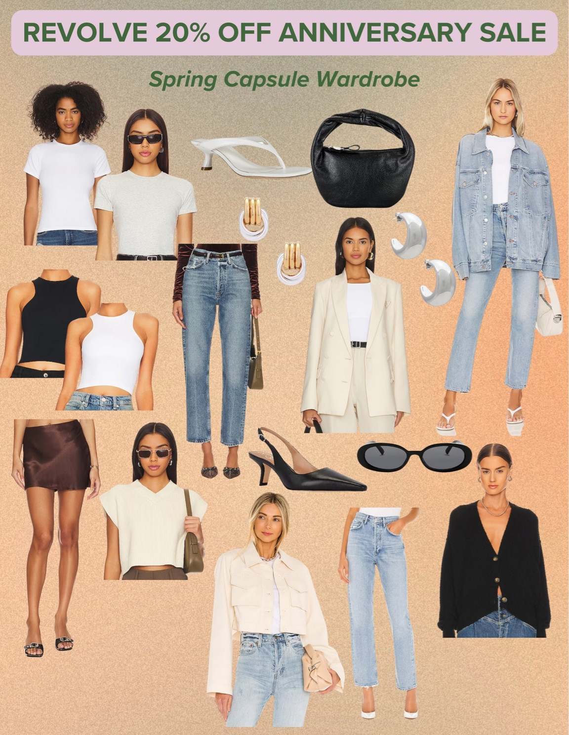 My picks for building a spring capsule wardrobe from Revolve for their 20% off sale ❤️‍🔥

#LTKSeasonal #LTKSpringSale #LTKstyletip