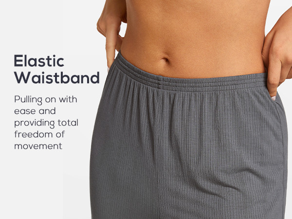 Natrelax Modal Ribbed Pajamas Pants | Amazon (US)