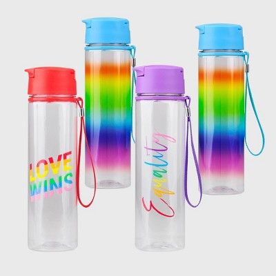 4ct 30oz Water Bottle Rainbow - Bullseye's Playground™ | Target