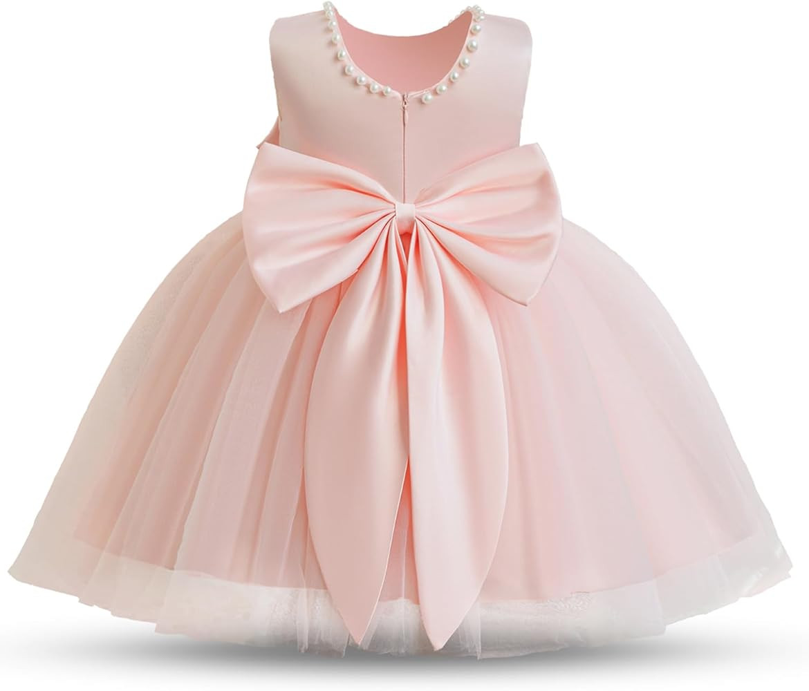 TTYAOVO Baby Girl Dress Infant Toddler Wedding Birthday Princess Party Gown | Amazon (US)