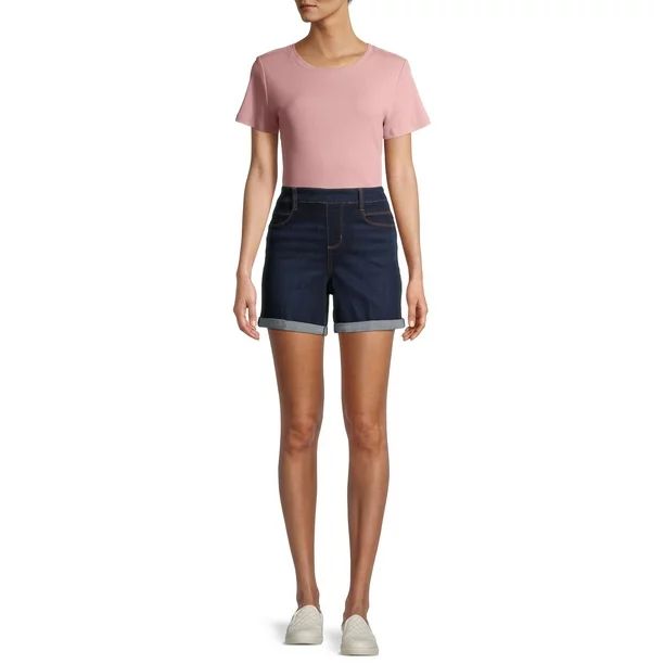 Time and Tru Women's Pull on Short | Walmart (US)