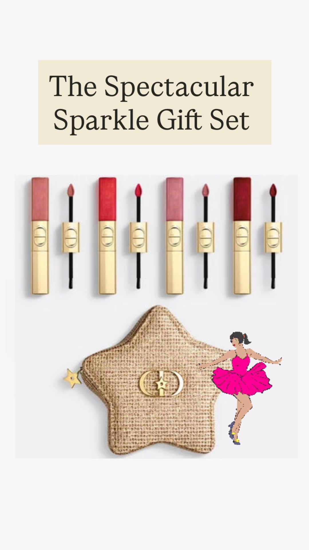 Dior spectacular sparkle gift set now available with star pouch

#LTKStyleTip #LTKHoliday #LTKBeauty