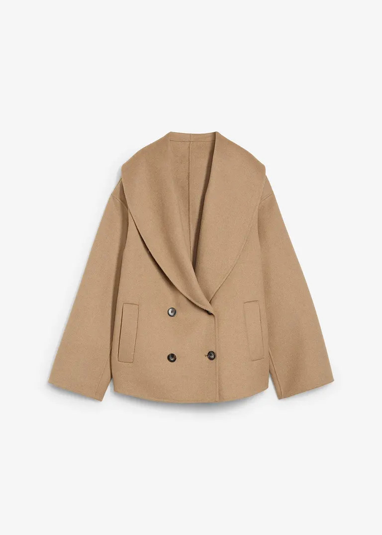 Oversize Jacke aus weichem Woll-Mix | Bonprix DE