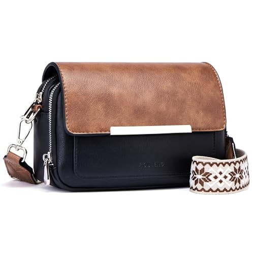 Crossbody Bags for Women Small Crossbody Wallet Purses with Card Slots Leather Shoulder Handbags ... | Amazon (US)