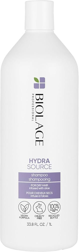 Biolage Hydra Source Shampoo | Hydrates & Moisturizes Dry Hair | Helps Repair Split Ends | For Dr... | Amazon (US)